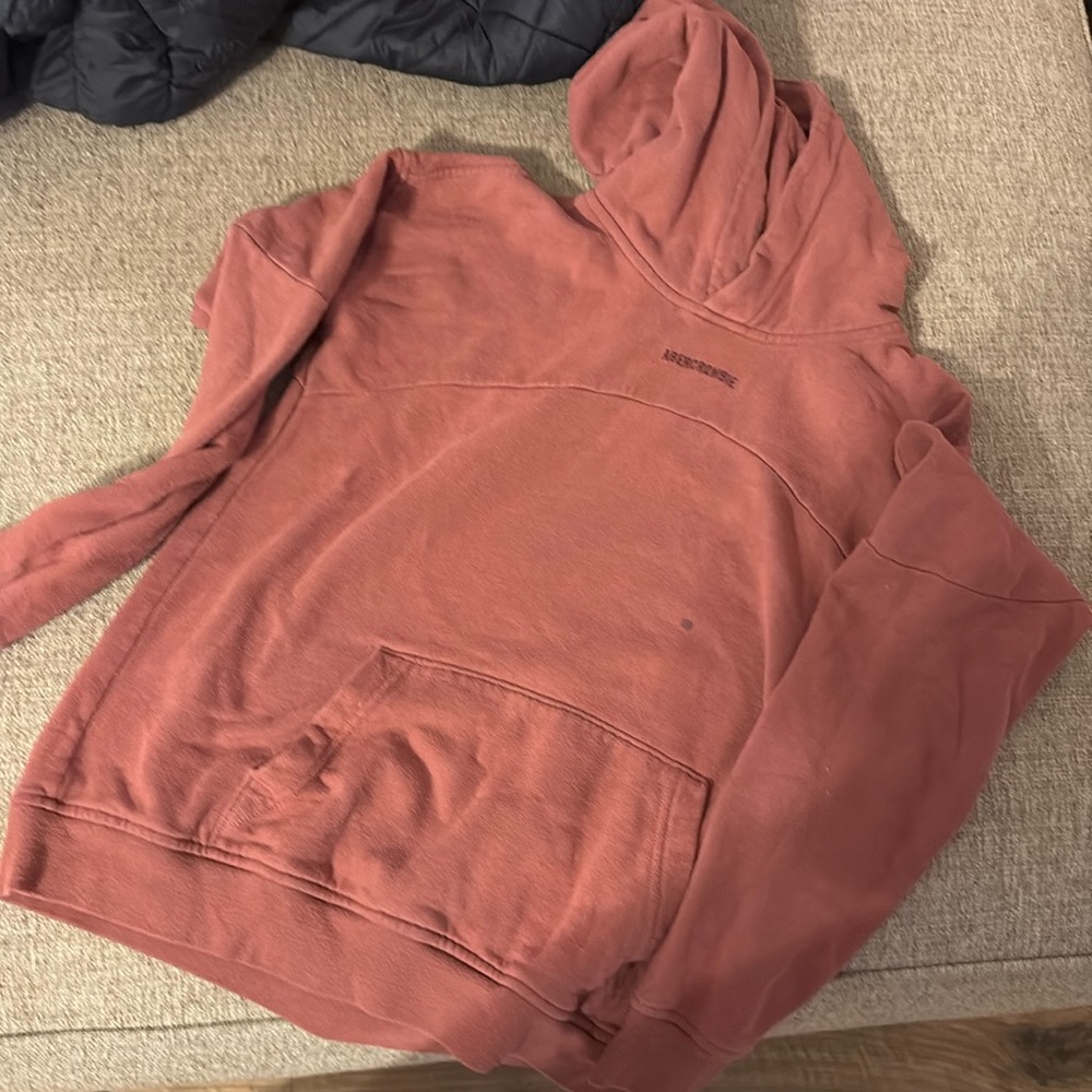 Boys Abercrombie Mauve Hoodie